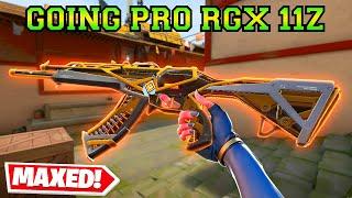 Going PRO w/ the *NeW* RGX 11Z Skins - Valorant