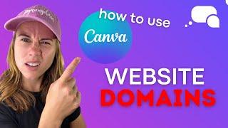 How to Use Canva Website Domains? #canva #domainregistration