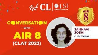 Janhavi Joshi: AIR 8 CLAT 2022 | Preparation Journey