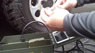 Testing the AIR ARMOR M240 Air Compressor (FJ Cruiser Bug out Vehicle)