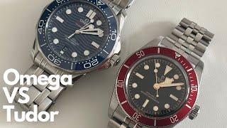 The Brand New Tudor Black Bay 41 M7941A1A0RU-0003 VS Omega Seamaster DIVER 300M  210.30.42.20.03.001