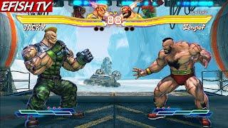 Jack-X & Yoshimitsu vs Zangief & Blanka (Hardest AI) - Street Fighter X Tekken