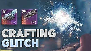 Game breaking weapon crafting glitch (solo raid boss)