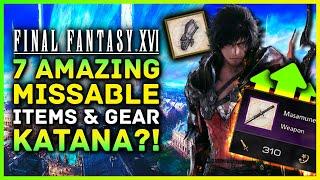 Final Fantasy 16 - 7 Incredible Missable Items You NEED To Find! Don't Miss Out (Final Fantasy XVI)