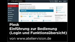 01 Plesk Einführung für Website Benutzer