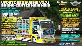 OBB BUSSID TERBARU V3.7.1 TRUCK MABAR SOUND CANTER NGIR | GRAFFIK HD ALL MAP | FULL MARKAS