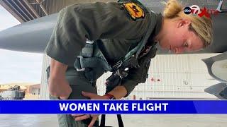 Women F-16 Fighter pilots take flight at Holloman Air Force Base