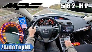 562HP Mazda 3 MPS *INSANE* on AUTOBAHN [NO SPEED LIMIT] by AutoTopNL