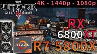 The Witcher 3 | RX 6800 XT | Ryzen 7 5800X | 4K - 1440p - 1080p | Maximum Settings