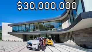 Touring a $30,000,000 Architectural Modern Home With Insane Views!