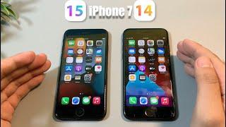 iPhone 7 - iOS 14 vs iOS 15 Speed Comparison