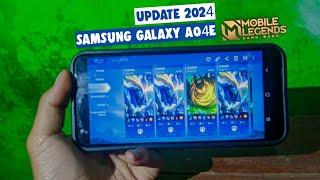 Test Game Mobile Legends Di Hp samsung Galaxy A04E Update 2024 Wort It?