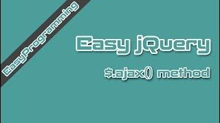 Easy jQuery - AJAX - Get data with the $.ajax() Method (15)