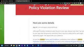 Google AdMob ad serving has been restricted: obscuring content Policy violation [Fixed]