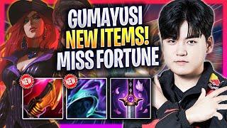 GUMAYUSI TRIES MISS FORTUNE WITH NEW ITEMS! - T1 Gumayusi Plays Miss Fortune ADC vs Ezreal!