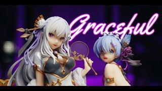 They're Gracefully Beautiful! [Re:ZERO - Emilia & Rem - Graceful Beauty Ver.]