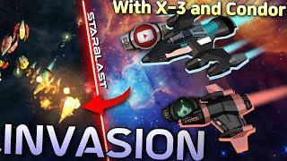 Invasion Mode - with X-3 and Condor (feat. bluemoon) | STARBLAST.IO