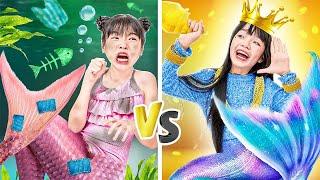 Rich Mermaid vs Poor Mermaid At Prom | Baby Doll English