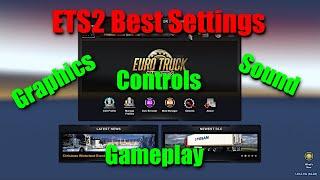 Euro Truck Simulator Settings, Graphics, Sound, Controls.