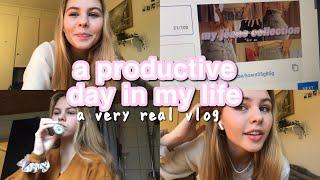 a productive day in my life (a very real vlog)