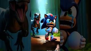 oh no  Shadow the hedgehog Chased by Trex #sonic #shadowthehedgehog #funnyshorts #funnycartoon