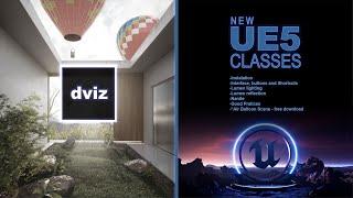 New UE5 Bonus Classes and Files Available for dviz Students! UE5 WHOLE CLASS / BONUS