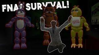 FIVE NIGHTS AT FREDDY'S ZOMBIE SURVIVAL! - Garrys Mod Roleplay Gameplay - Gmod Multiplayer Sandbox