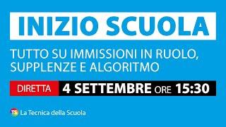 Inizio scuola 2024: tutto su immissioni in ruolo, supplenze e algoritmo