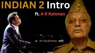 Indian 2 Intro ft. @ARRahman | Edit by Mr Earphones #indian2 Indian 2 - Paaraa Lyric Video Reaction