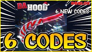 6 NEW WORKING CODES for  DA HOOD  Christmas Update  Roblox 2024