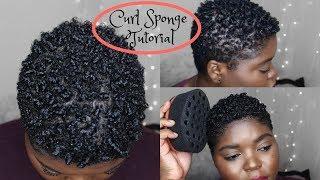 STYLING TWA WITH A CURL SPONGE| 5 MIN COILS.