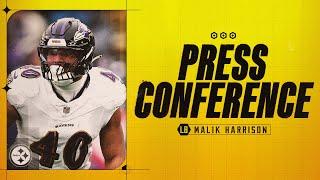 Malik Harrison Introductory Press Conference | Pittsburgh Steelers