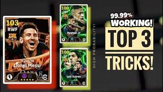 How to get Messi, Suarez, Neymar from MSN pack efootball 2025 mobile