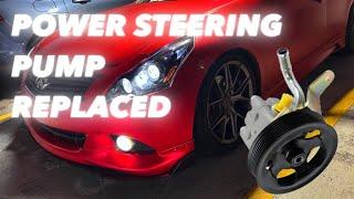 INFINITI G37 GETS NEW POWER STEERING PUMP