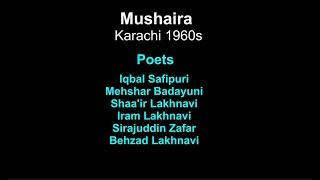 The Poet's Voice: Mushaira, Karachi 1960s