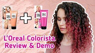 L'Oreal Colorista Review | Dying My Hair Hot Pink + Peach