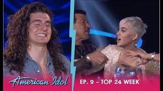 Cade Foehner: KATY PERRY LOSES IT OVER SEXY HOT ROCKERS Performance!! | American Idol