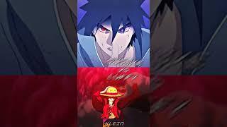 Luffy Vs Sasuke | Who Is Stronger? #luffy #onepiece #naruto #sasuke