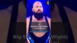 Top 5 Tallest Wrestlers in History!  #WrestlingLegends #TallestWrestlers #WrestlingHistory