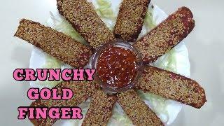 CRUNCHY GOLD FINGER RECIPE