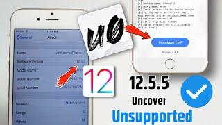 uncover unsupported fix | how to dwngrade ios 12.5.5 into 12.5.4 | How To FIX unc0ver UNSUPPORTED