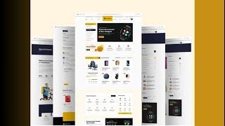 Ecommerce  Website Using HTML , CSS  & Javascript #freesourcecode #responsivedesign#viralvideo#video