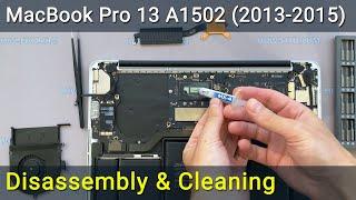 MacBook Pro 13 A1502 Disassembly, fan cleaning and thermal paste replacement