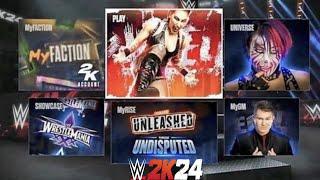 FIRST LOOK AT THE MAIN MENU IN WWE2K24 & 19 DLC SUPERSTARS GOT LEAKED!!