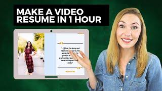 Video Resume: 3 Steps on How to Create a Video Resume + Example!