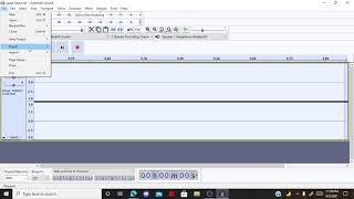 how to make low quality audio in audacity