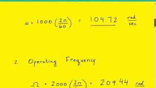 Steady State Response of Rotating Mass Unbalance, Response to Harmonic Excitation Example 6