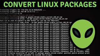 How To Convert Linux Packages With Alien