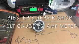 Volt gauge vs. Amp meter how they work