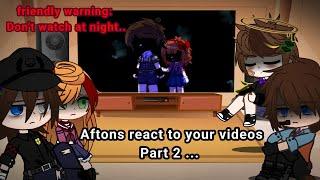 (Part 2) Aftons react to memes || angst || Afton family 